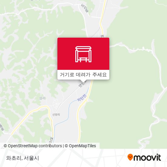 와초리 지도