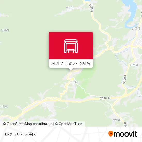 배치고개 지도