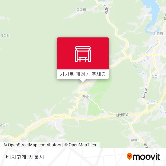배치고개 지도