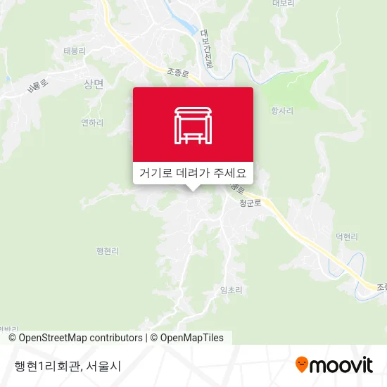 행현1리회관 지도