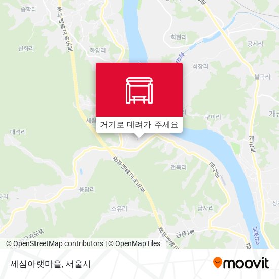 세심아랫마을 지도