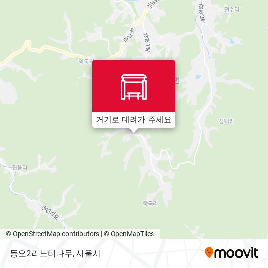 동오2리느티나무 지도