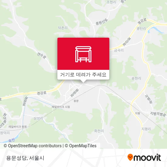 용문성당 지도