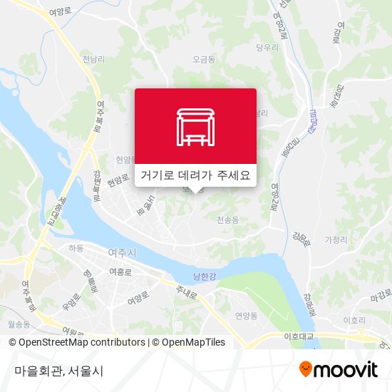 마을회관 지도