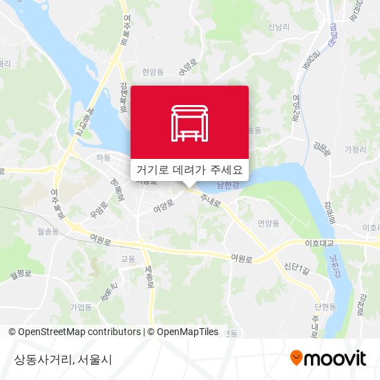 상동사거리 지도