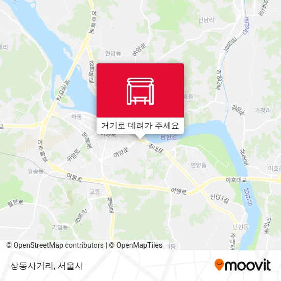 상동사거리 지도