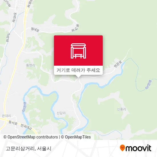 고문리삼거리 지도