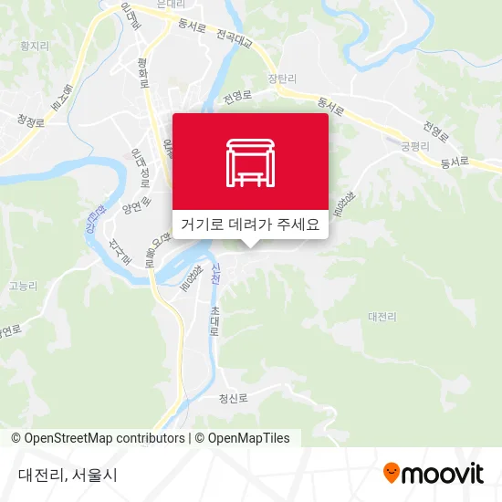 대전리 지도