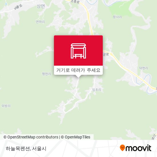하늘목펜션 지도