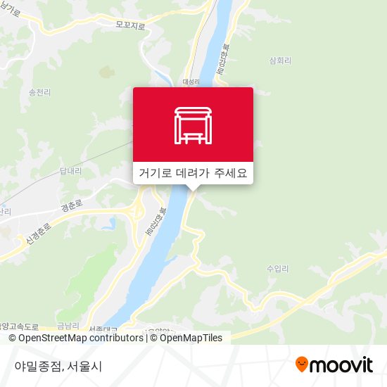 야밀종점 지도