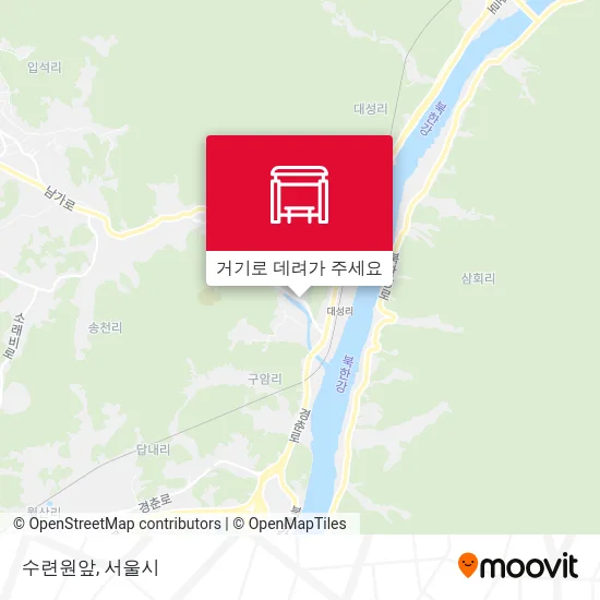 수련원앞 지도