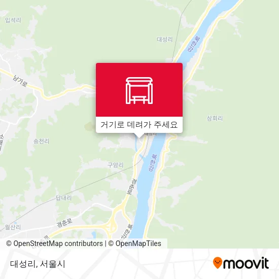 대성리 지도