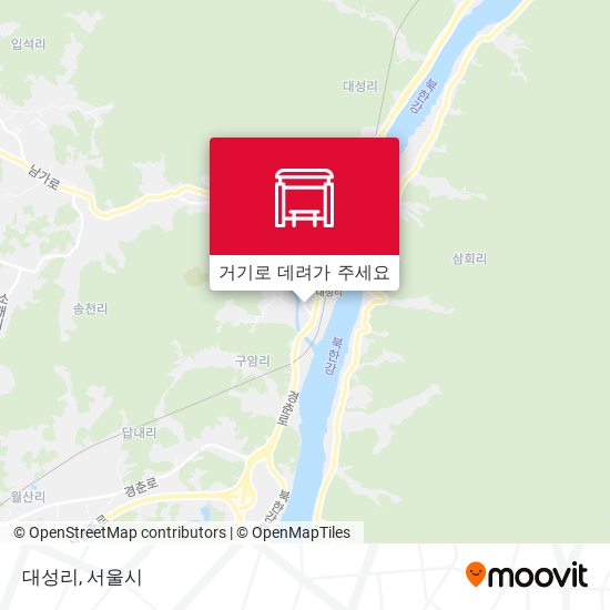대성리 지도