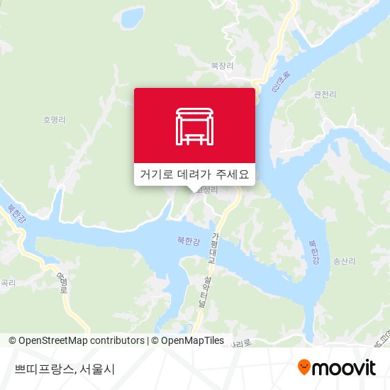 쁘띠프랑스 지도