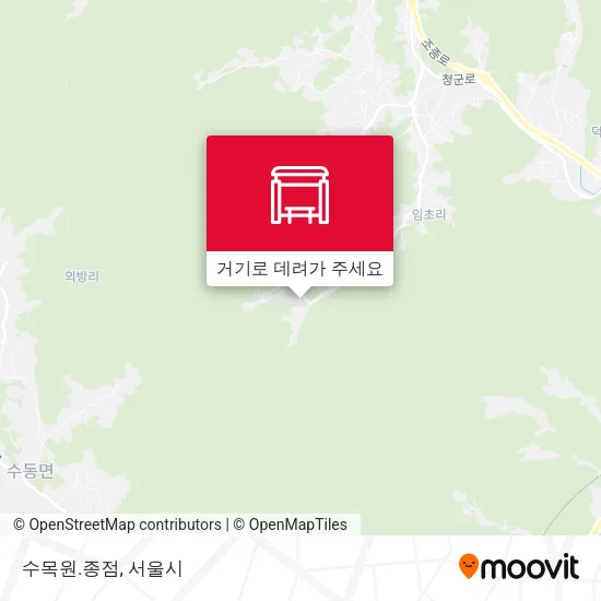 수목원.종점 지도