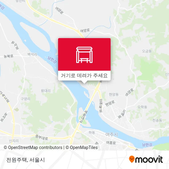 전원주택 지도