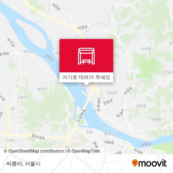 씨름터 지도