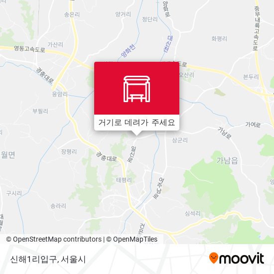 신해1리입구 지도