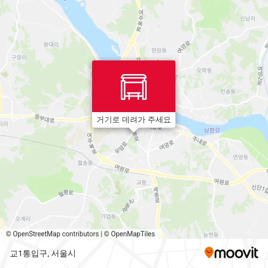 교1통입구 지도