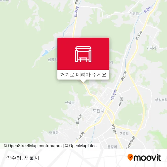 약수터 지도