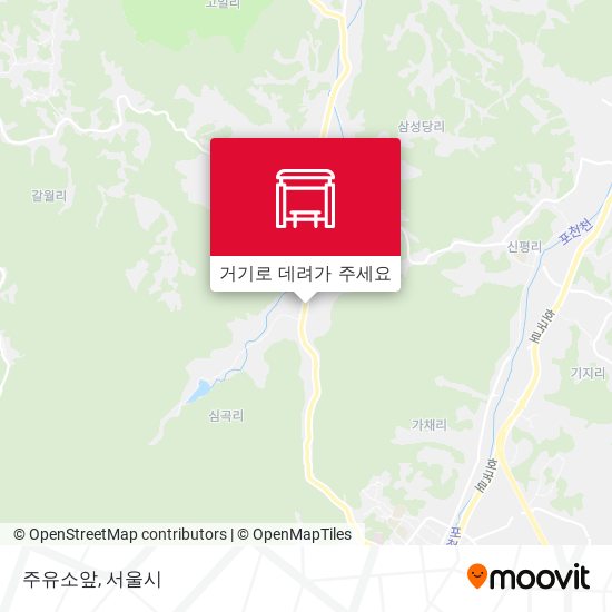 주유소앞 지도