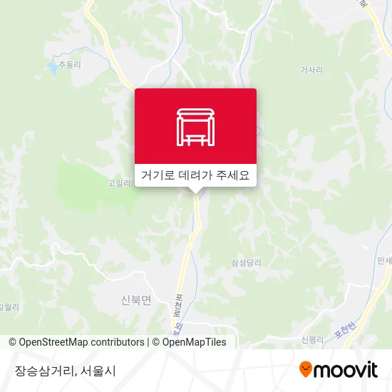 장승삼거리 지도