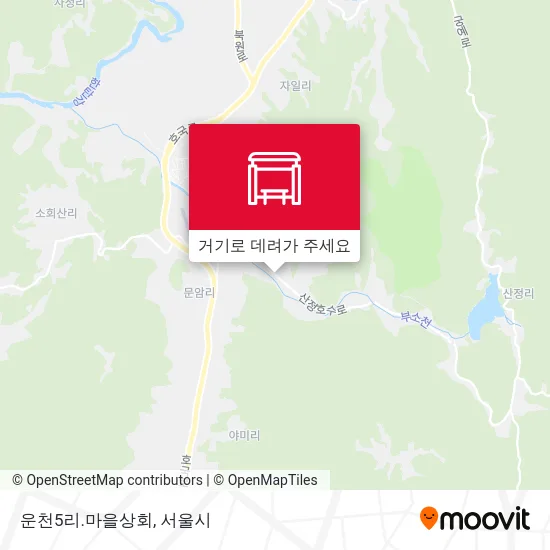 운천5리.마을상회 지도