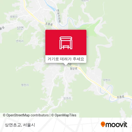 상면초교 지도