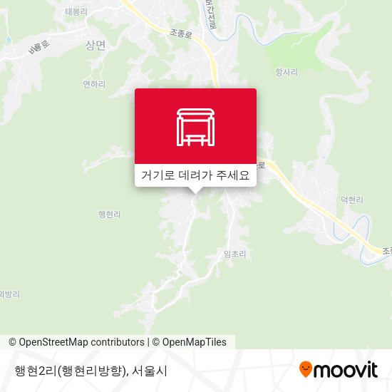 행현2리(행현리방향) 지도