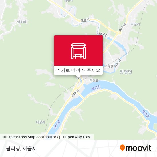 팔각정 지도