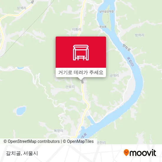 갈치골 지도
