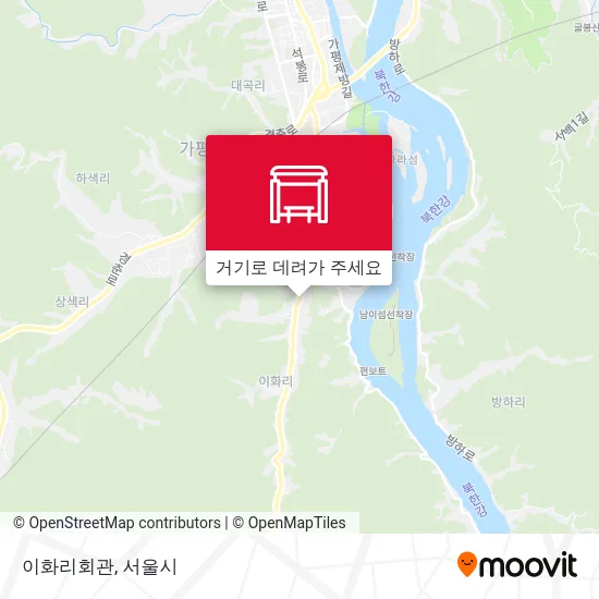 이화리회관 지도