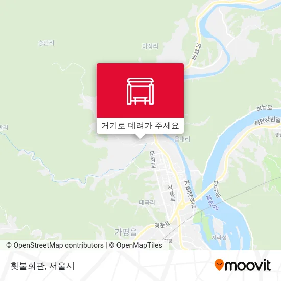 횟불회관 지도