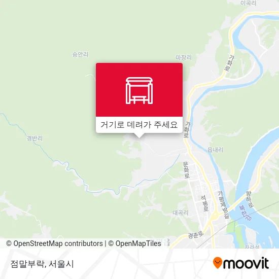 점말부락 지도