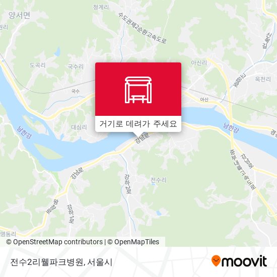 전수2리웰파크병원 지도