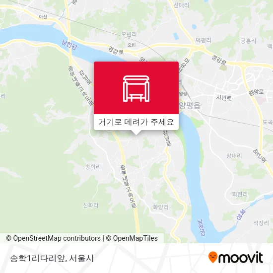 송학1리다리앞 지도
