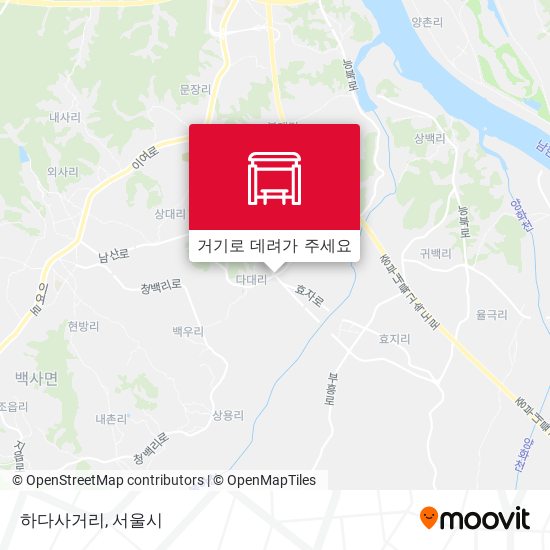 하다사거리 지도