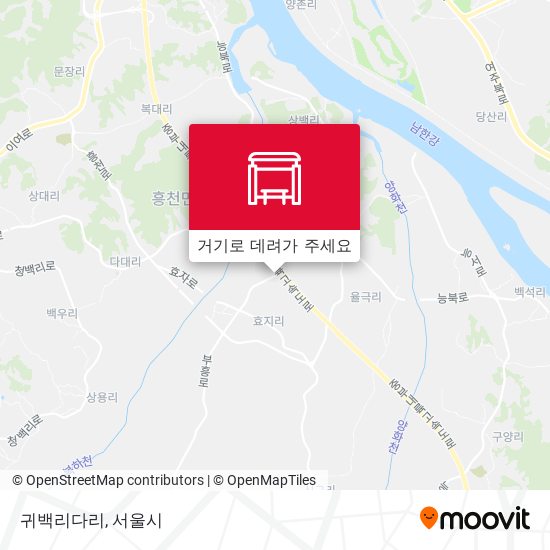 귀백리다리 지도