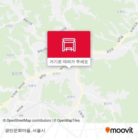 광탄문화마을 지도