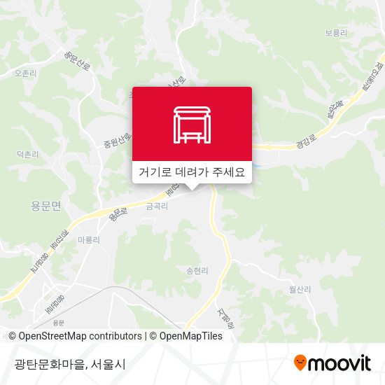 광탄문화마을 지도