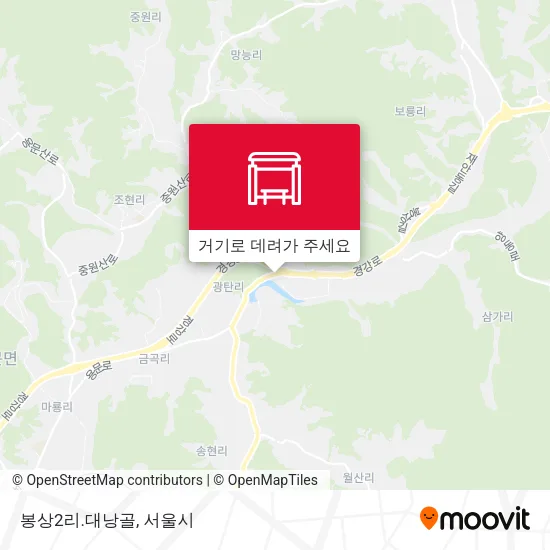 봉상2리.대낭골 지도