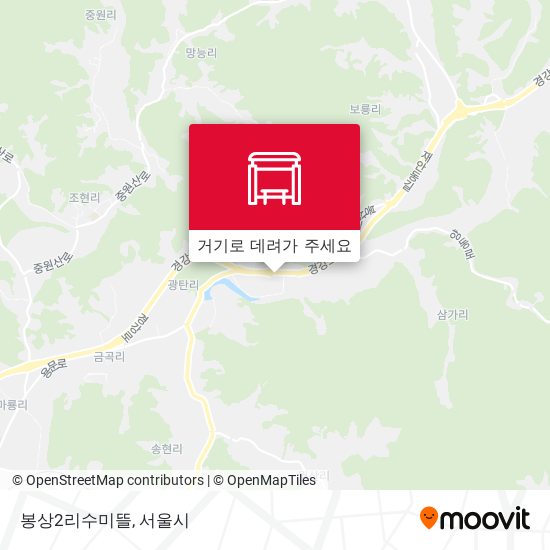 봉상2리수미뜰 지도