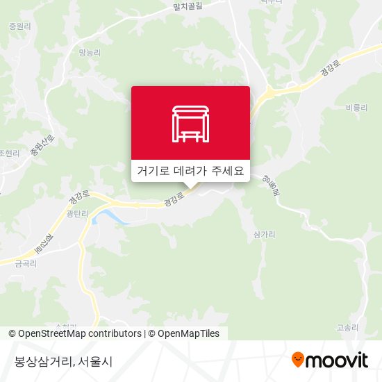 봉상삼거리 지도