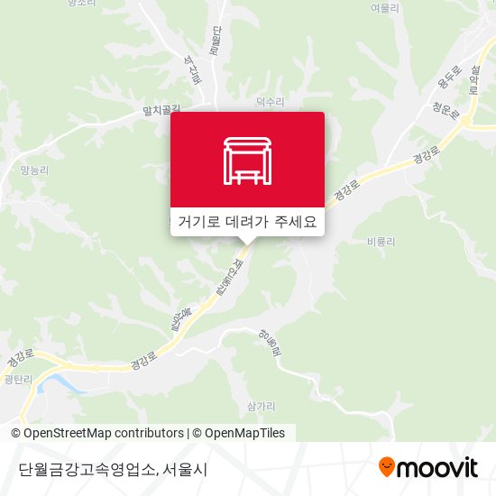 단월금강고속영업소 지도