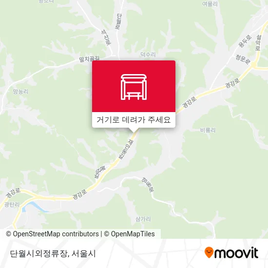 단월시외정류장 지도