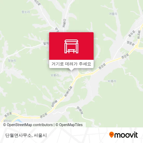 단월면사무소 지도
