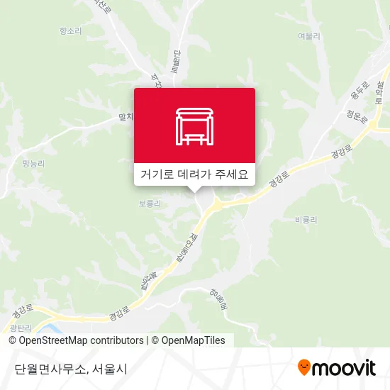 단월면사무소 지도