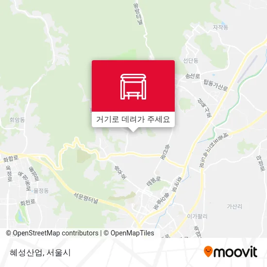 혜성산업 지도