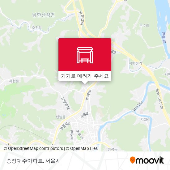 송정대주아파트 지도