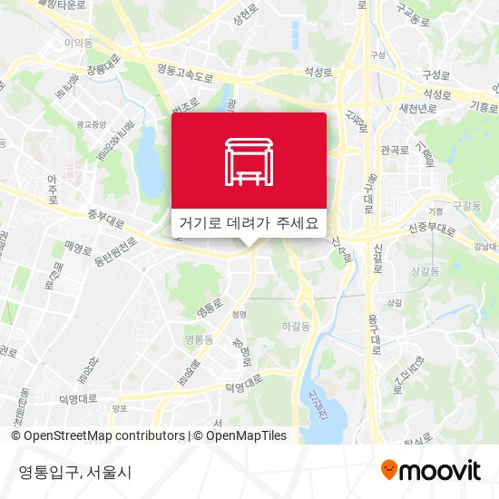 영통입구 지도